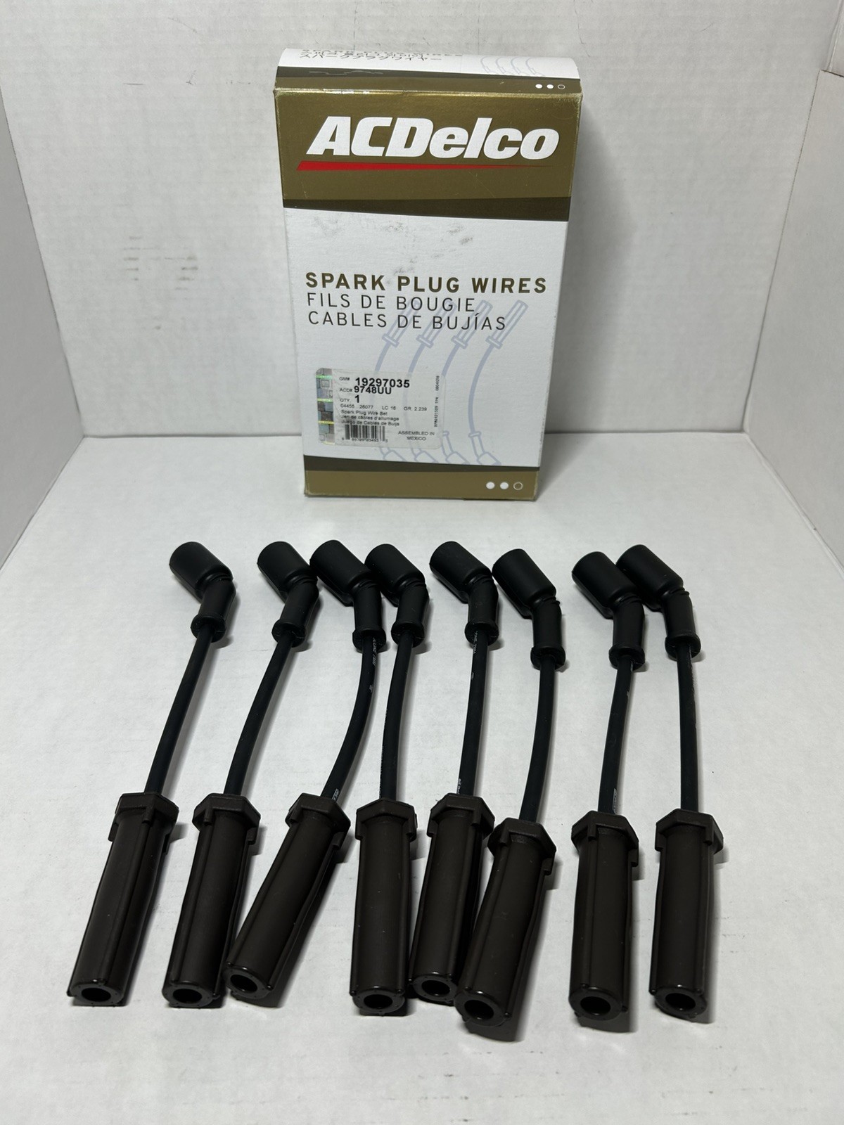 Genuine GM ACDelco 9748UU Spark Plug Wire Set OEM 19297035 V8 Chevy GMC Cadillac Genuine GM ACDelco 9748UU Spark Plug Wire Set OEM 19297035 V8 Chevy GMC Cadillac