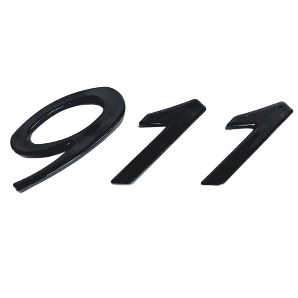 Porsche 911 Rear Black Emblem Insignia Badge Rear Decklid Porsche 911 Rear Black Emblem Insignia Badge Rear Decklid