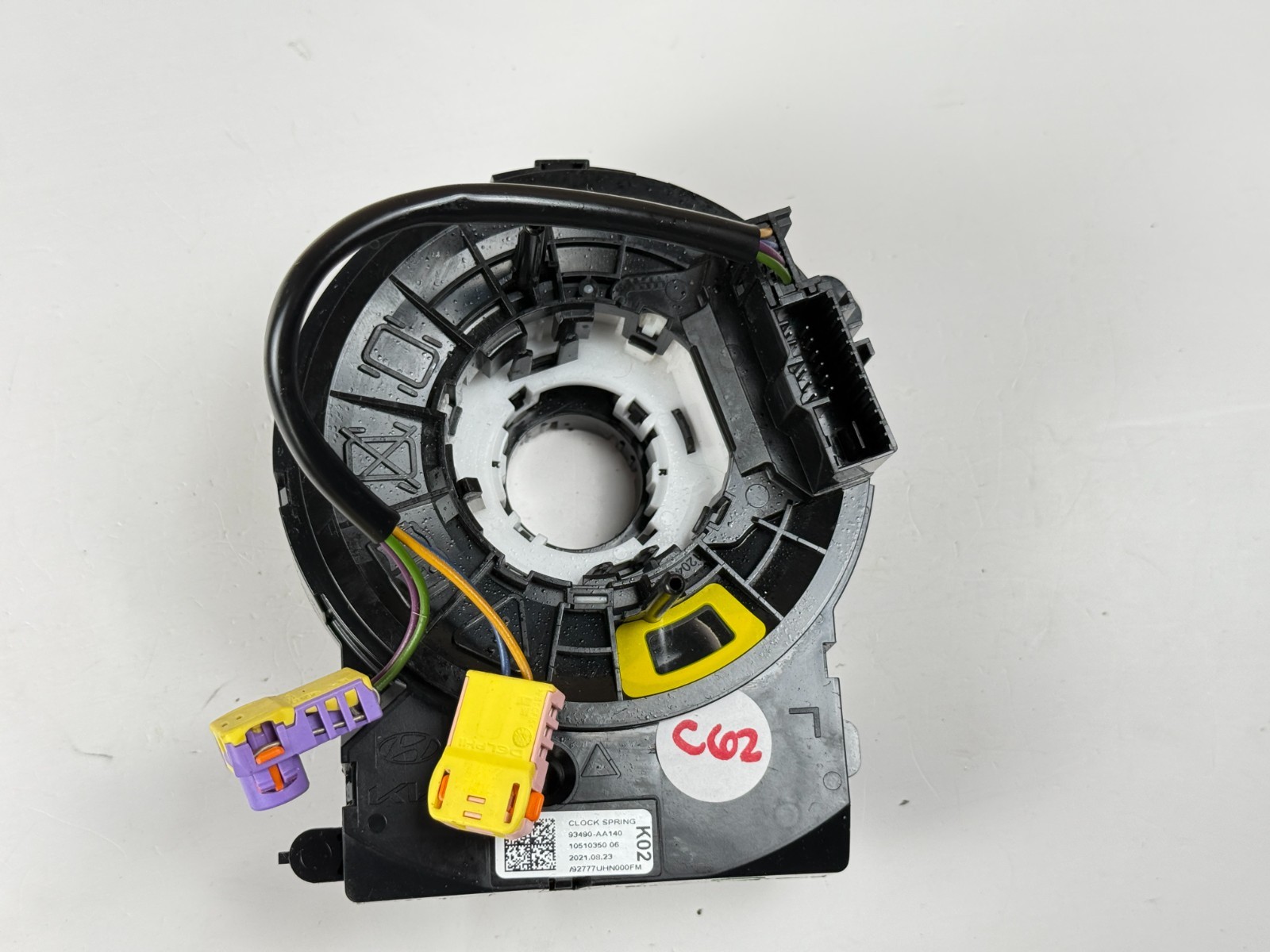 2021-2023 HYUNDAI ELANTRA STEERING WHEEL CLOCK SPRING ASSEMBLY OEM 93490-AA140.