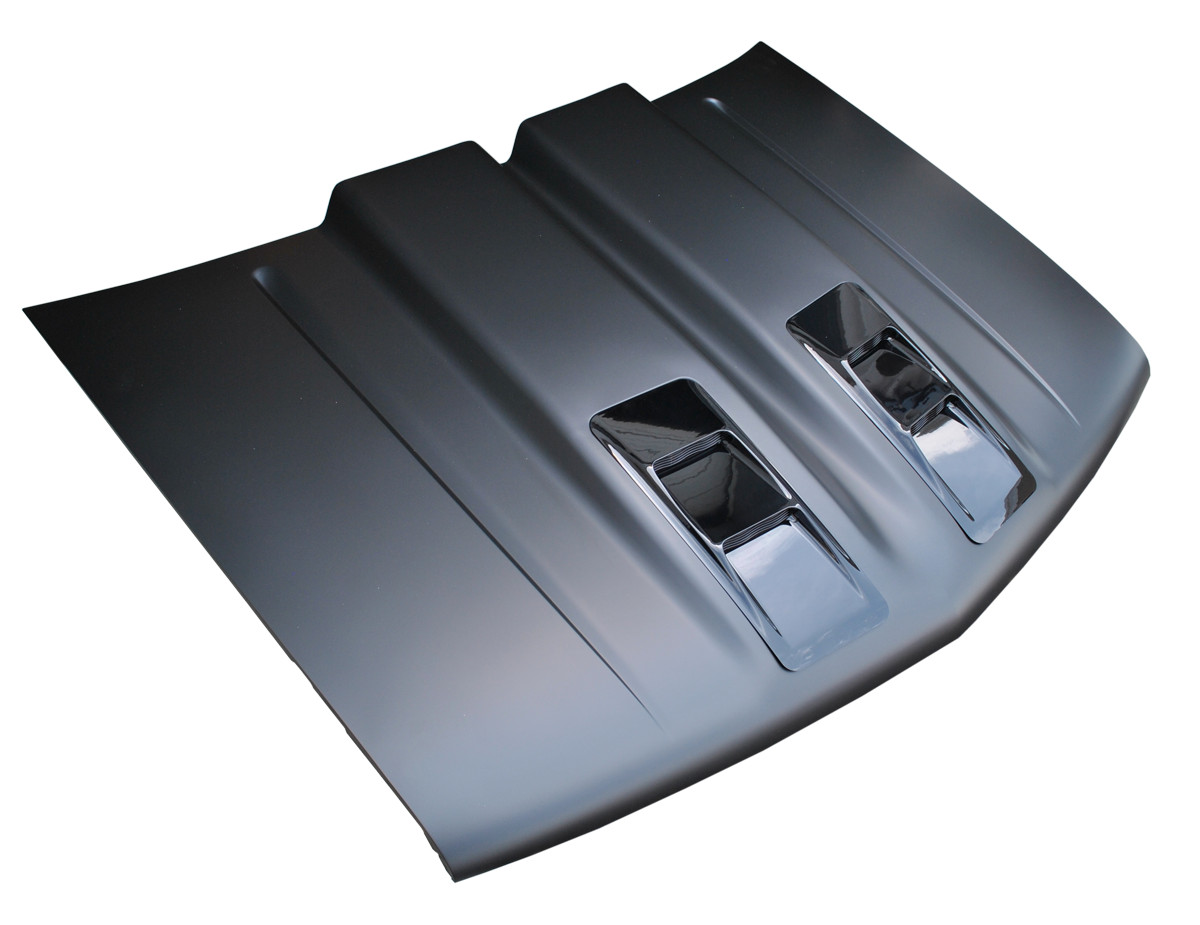 Ram Air Style Hood Dual Cowl for 88-98 Chevy GMC CK Series (Key Parts# 0852-033)