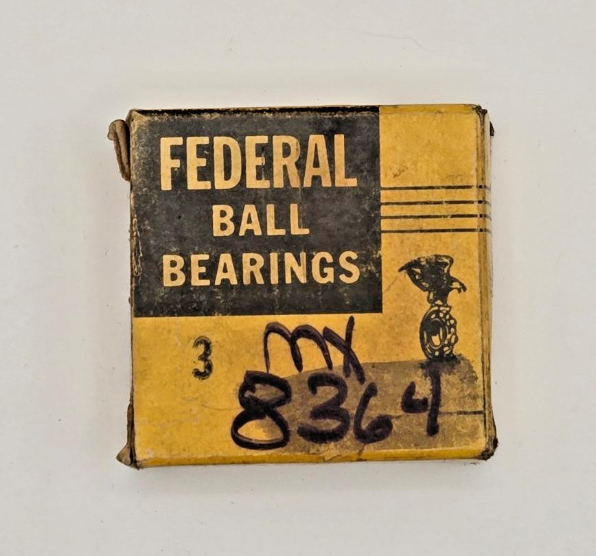NOS Federal Shielded Ball Bearing #I205LL MADE IN USA