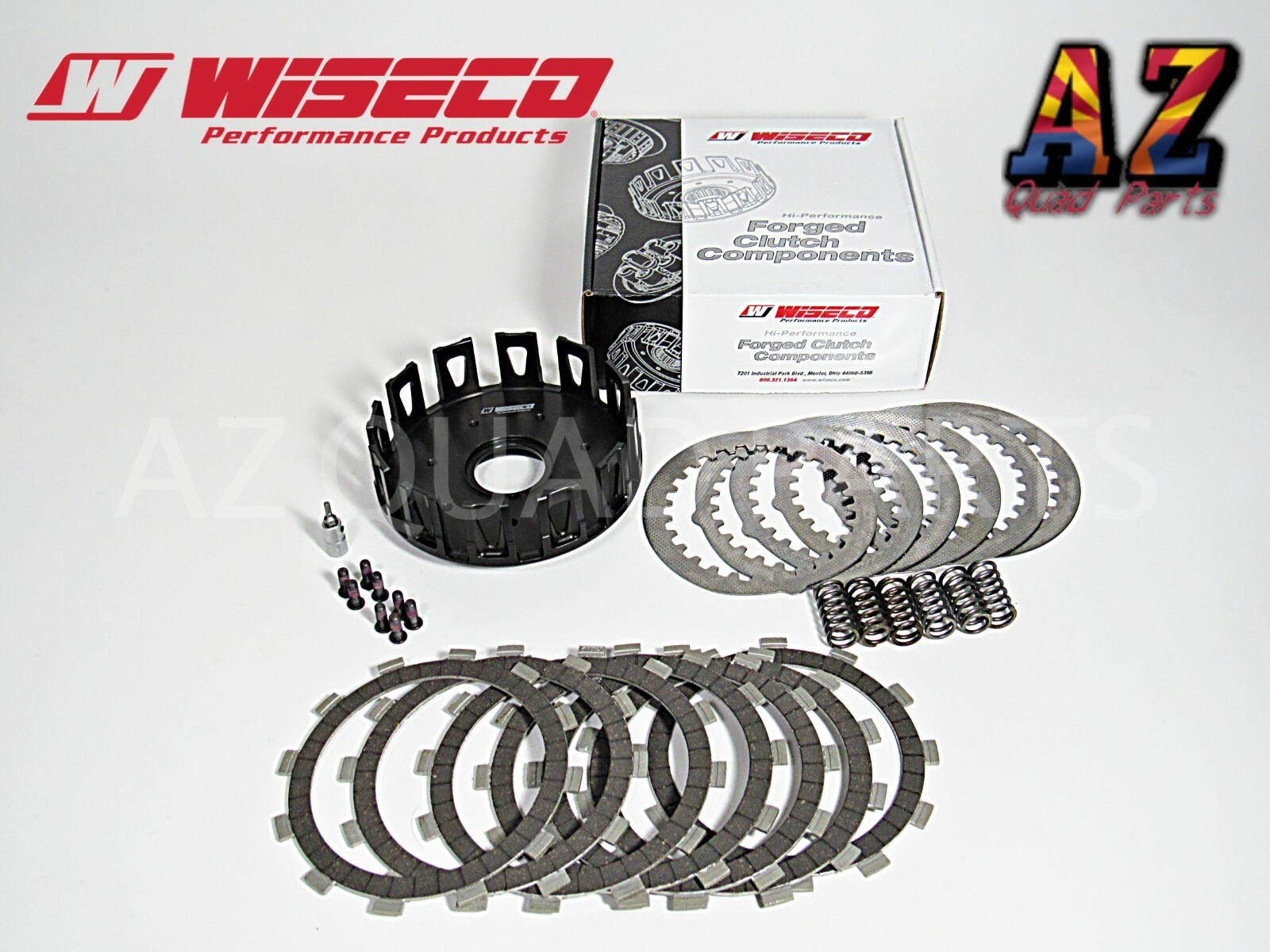 05-14 Suzuki LTZ400 Z400 LTZ Wiseco Heavy Duty Billet Clutch Basket Fiber Spring
