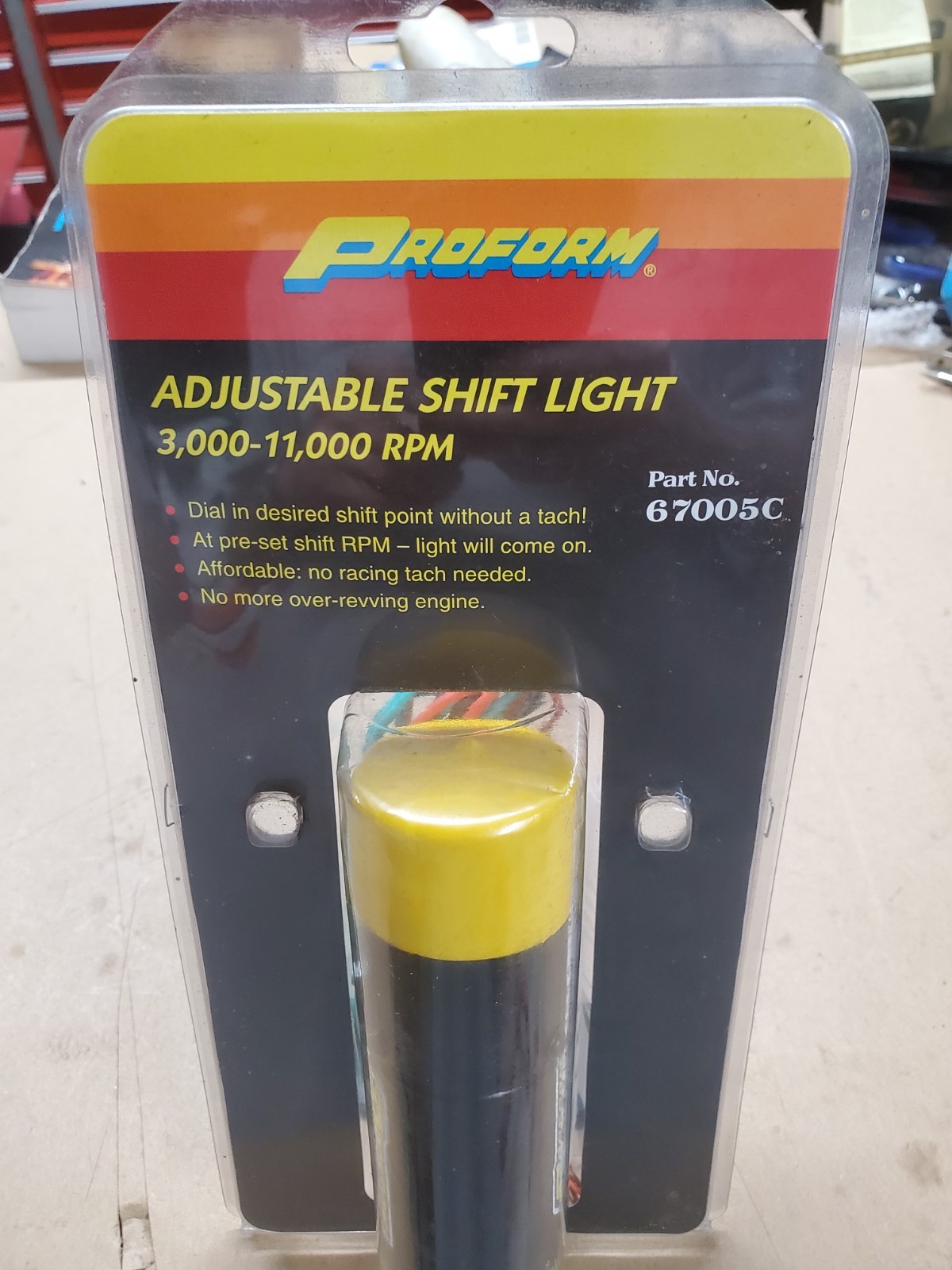 NEW PROFORM 67005C STAND ALONE ADJUSTABLE SHIFT LIGHT RANGE 3000-12000 RPM NEW PROFORM 67005C STAND ALONE ADJUSTABLE SHIFT LIGHT RANGE 3000-12000 RPM