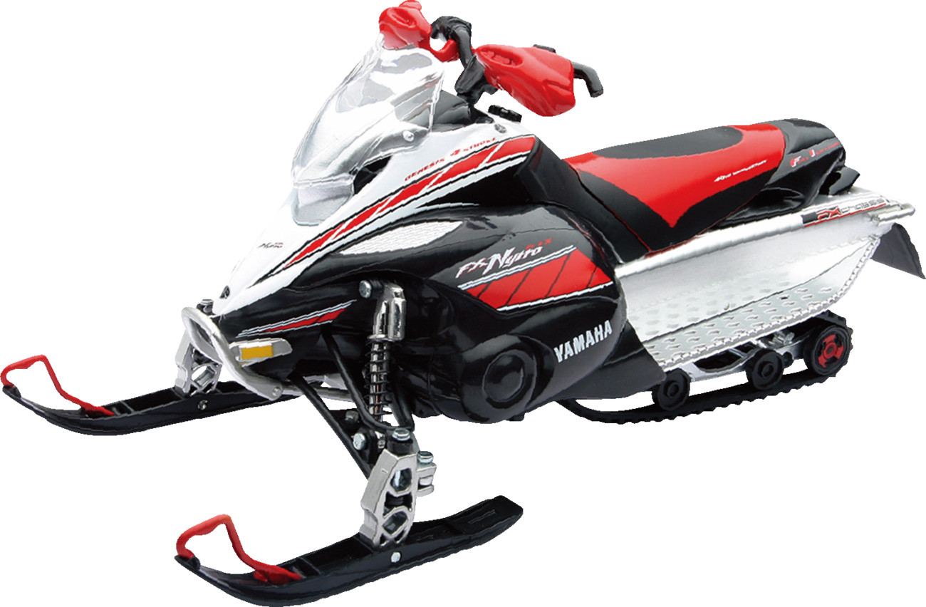 NEW RAY TOYS - Yamaha FX Snowmobile 1:12 Scale Black/Red/Silver | 42893A