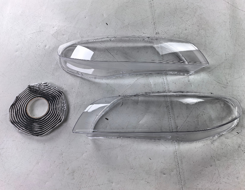 Headlight Lens Cover Left+Right For Volvo XC70 2008-2016 Clear w/ Sealant Pair