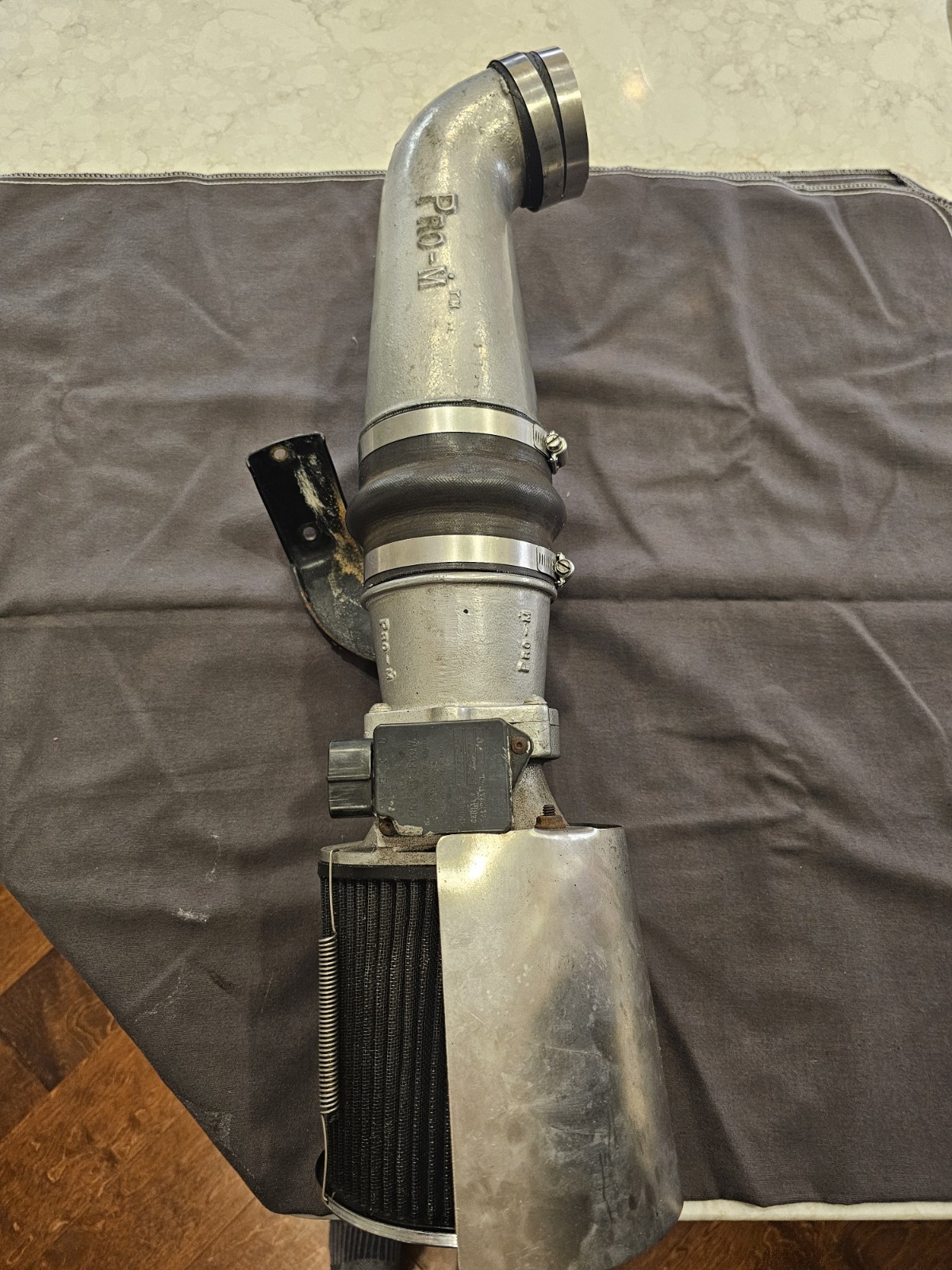 87-93 Ford Mustang Pro-M 77mm Mas Air Intake Foxbody Ford Motorsport SVO 24 lb 87-93 Ford Mustang Pro-M 77mm Mas Air Intake Foxbody Ford Motorsport SVO 24 lb
