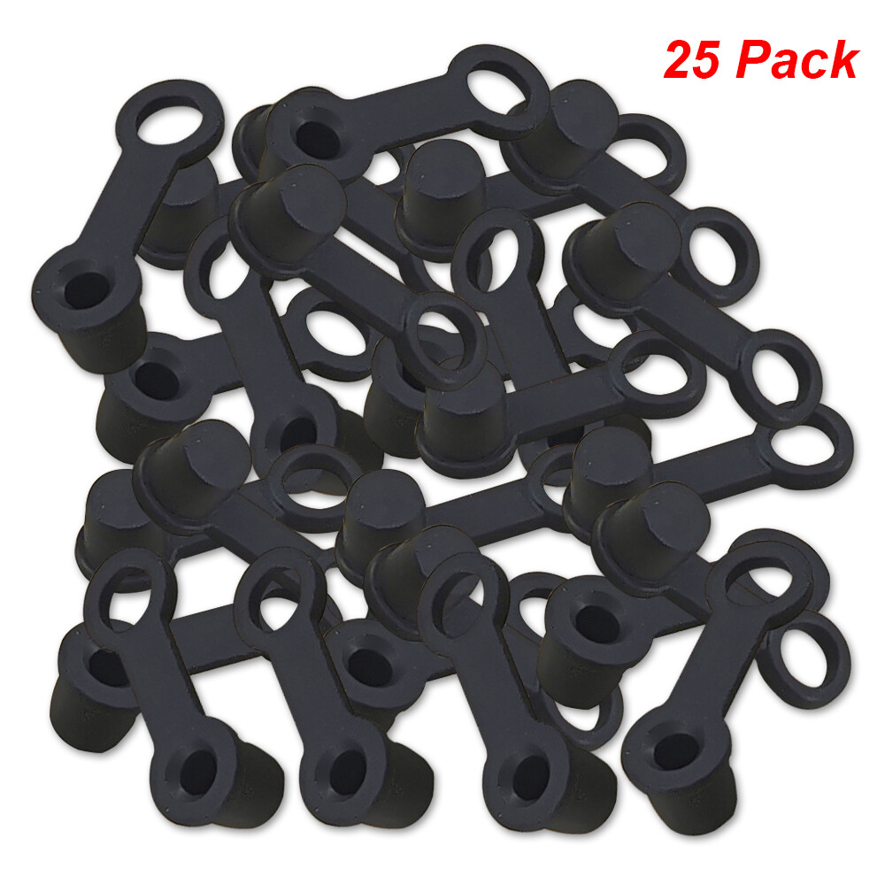 NEW Brake Bleeder Screw Caps Grease Zerk Fitting Cap Rubber Dust Cover 25Pcs