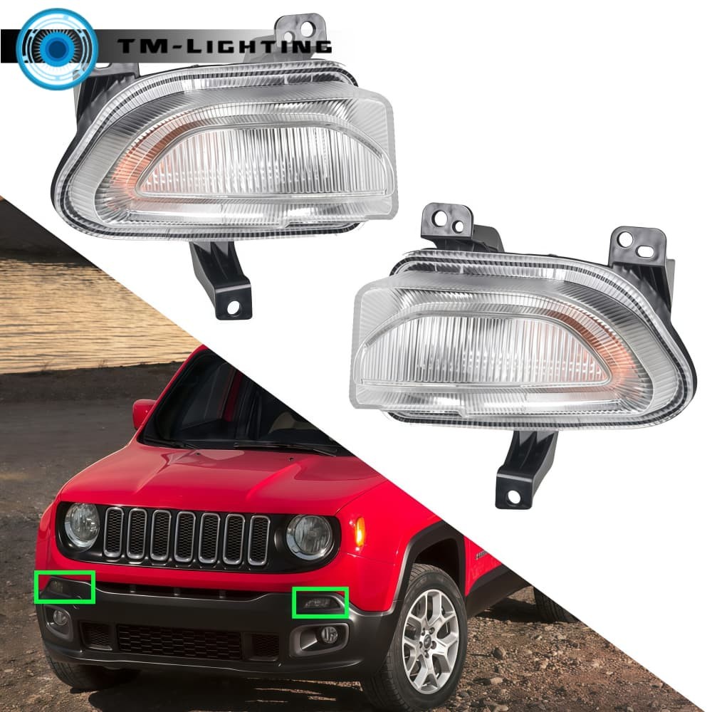Park Turn Signal Lamp Light For 2015-2017 18 Jeep Renegade Front Left&Right Side