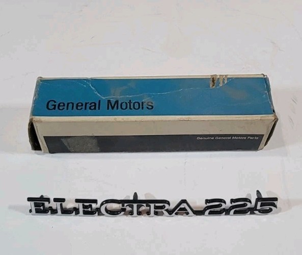 1973-1974 Buick ELECTRA 225 METAL Script SAIL PANEL EMBLEMS #9623647 6-1/8 1973-1974 Buick ELECTRA 225 METAL Script SAIL PANEL EMBLEMS #9623647 6-1/8