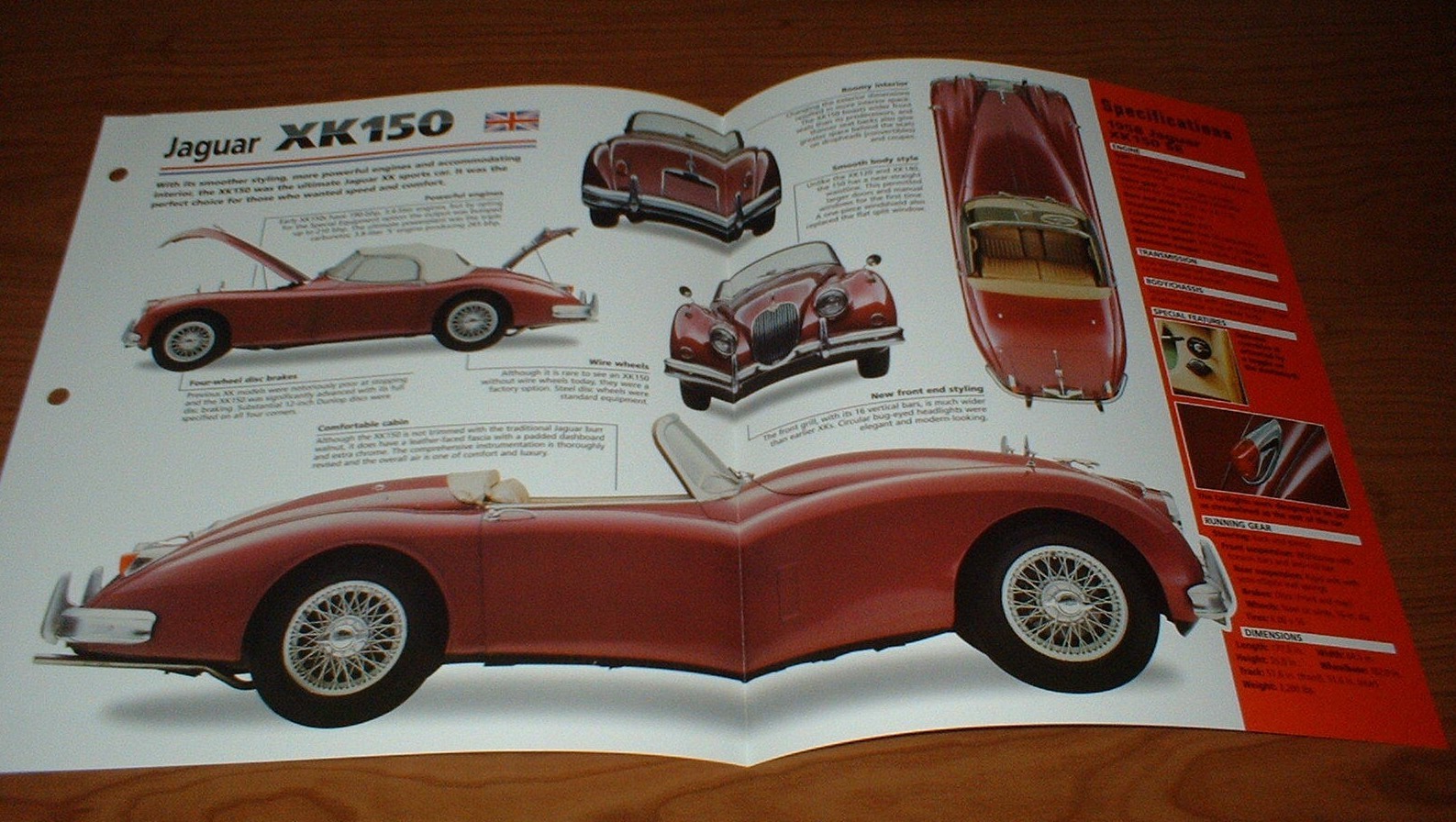 1958 Jaguar XK150 SE Original Imp Brochure Specs Info 58 57-59-60-61 XK 150SE
