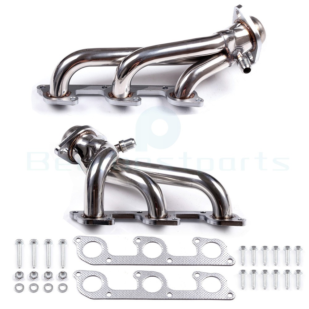 FOR 01-11 FORD RANGER EXPLORER 4.0 V6 STAINLESS SHORTY HEADER EXHAUST MANIFOLD