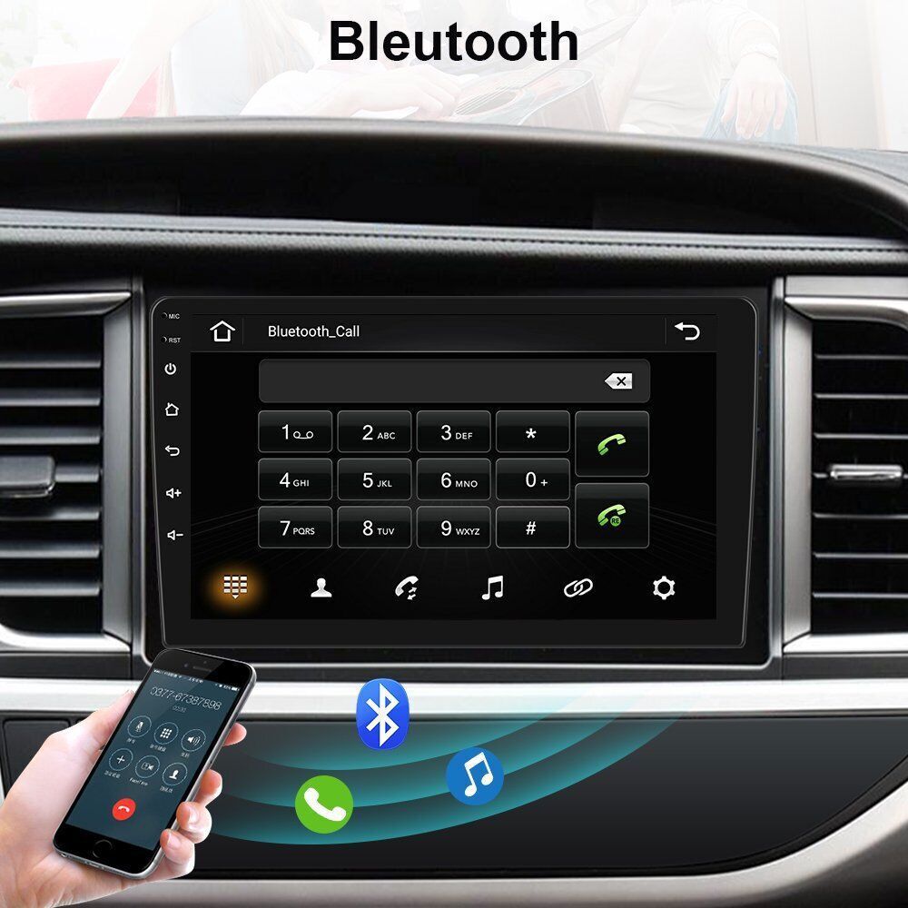 9 Inch Android13 4+64G Apple Carplay Stereo Bluetooth GPS Nav FM 2 DIN Car US