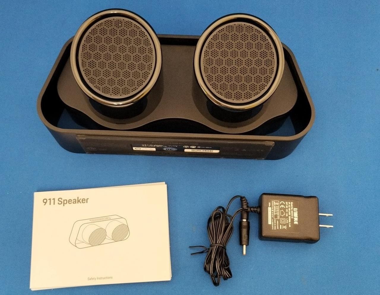 Porsche Design 911 Speaker Bluetooth Wireless Black Adapter Manual Genuine Audio