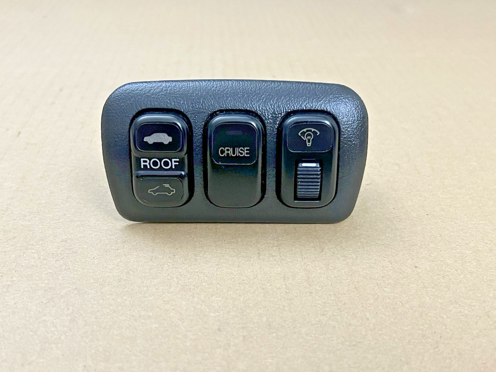 92-96 HONDA PRELUDE SUNROOF DIMMER CRUISE SWITCH OEM BLACK 92-96 HONDA PRELUDE SUNROOF DIMMER CRUISE SWITCH OEM BLACK
