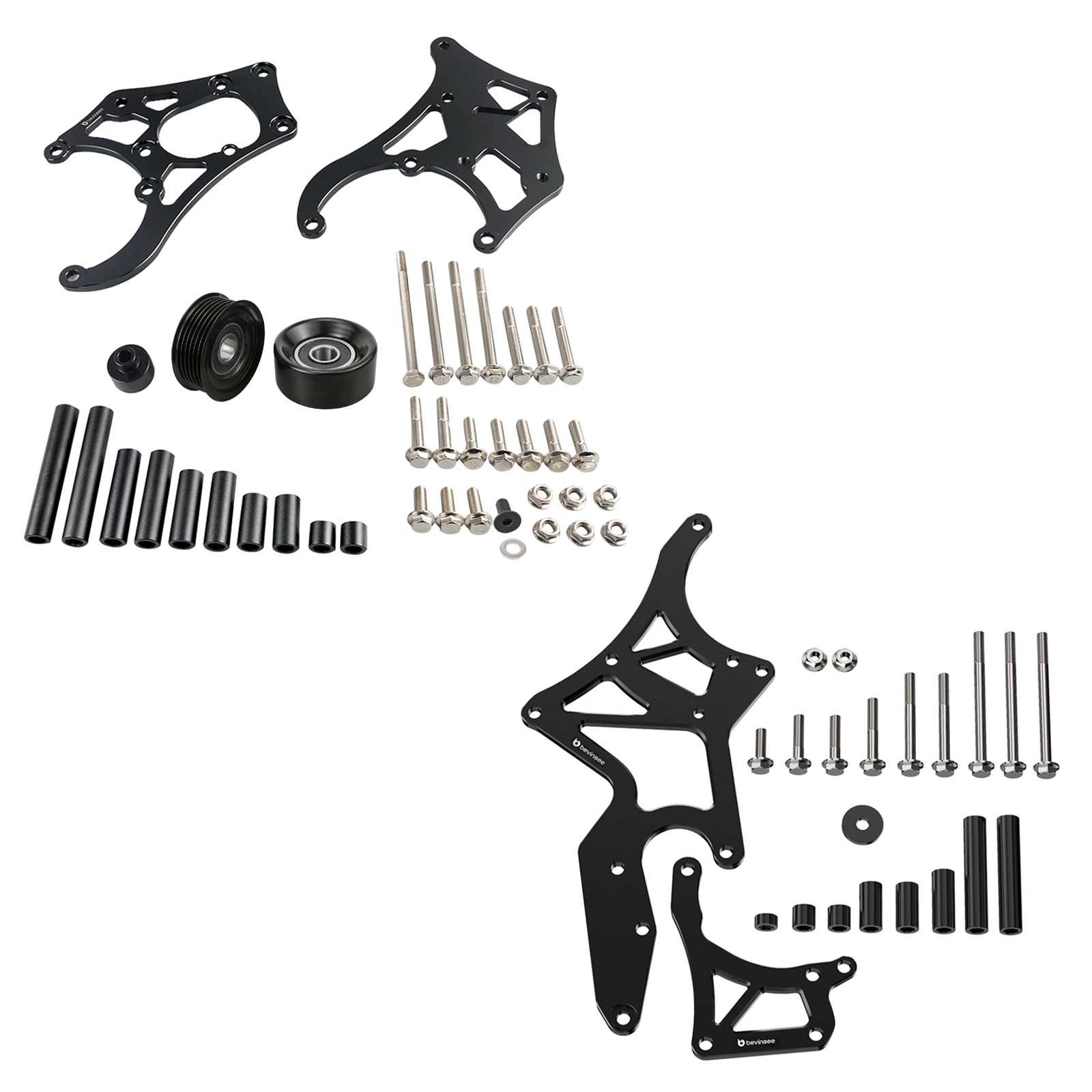For LS Truck 508 A/C Compressor & Alternator Power Steering Pump Bracket Kit
