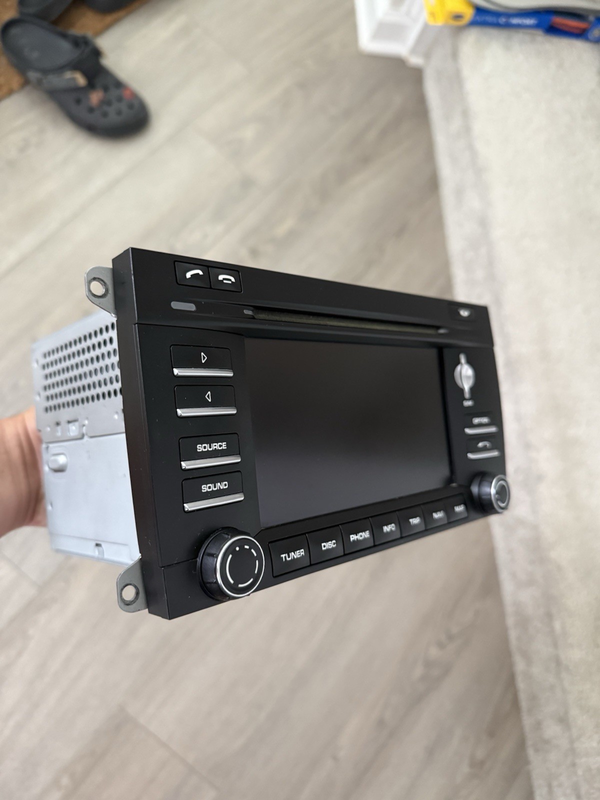 08-10 Porsche Cayenne 957 Head Unit Radio Navigation Display Screen OEM 08-10 Porsche Cayenne 957 Head Unit Radio Navigation Display Screen OEM