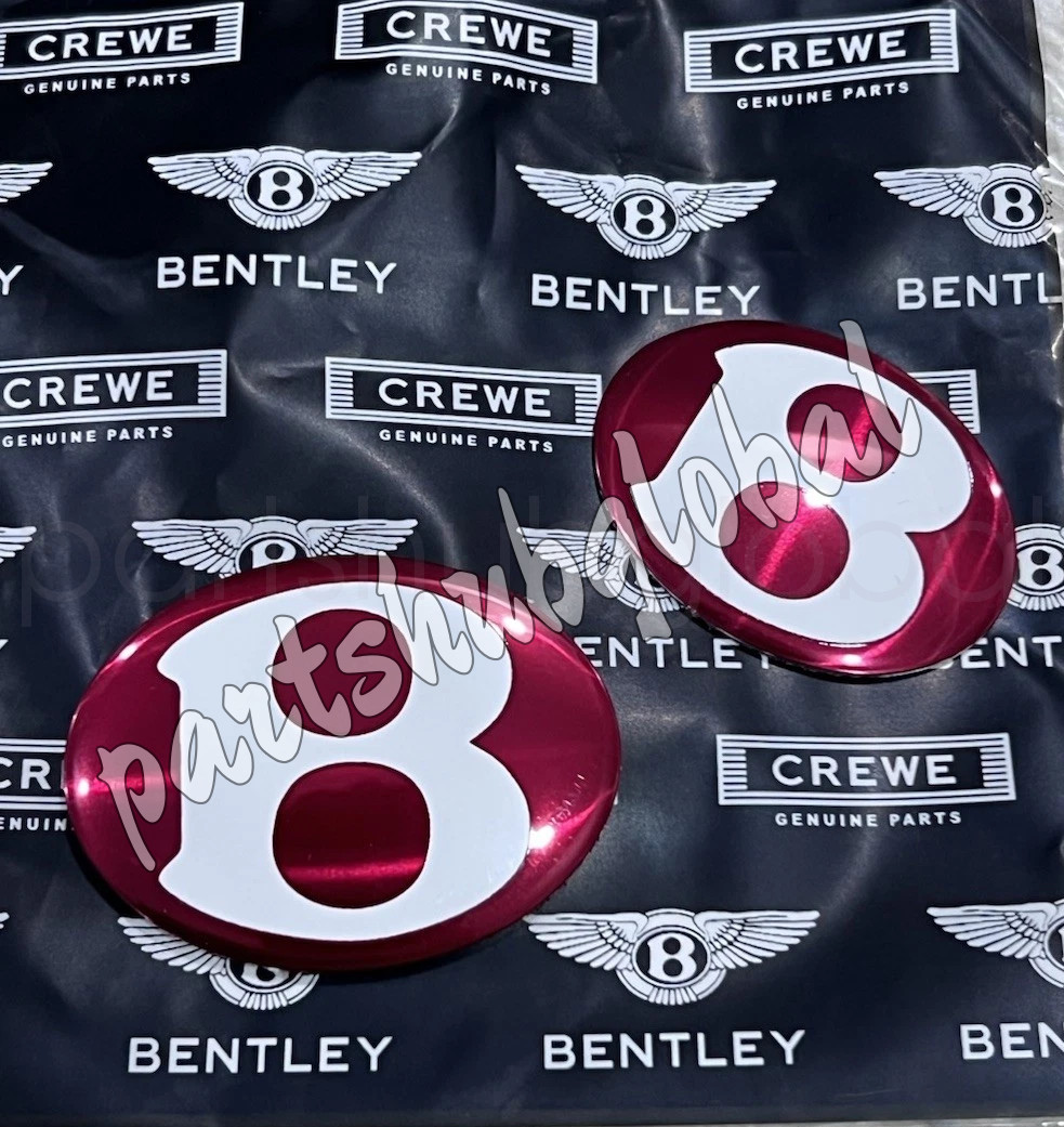 NEW Hood & Trunk B emblem badge for Bentley Continental GT GTc Flying Spur