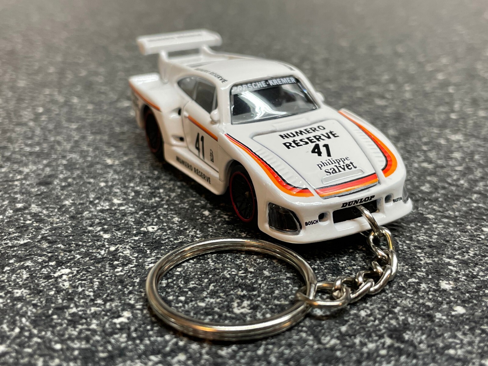 Fits Porsche 935 K3 Keychain Hot Wheels Racecar Fits Porsche 935 K3 Keychain Hot Wheels Racecar