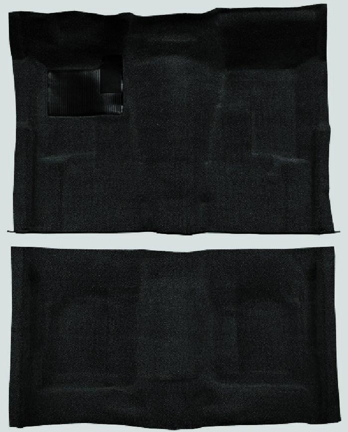 ACC 68-72 CHEVELLE 2-DR AUTOMATIC MOLDED *BLACK* CARPET 80/20 LOOP RUG USA