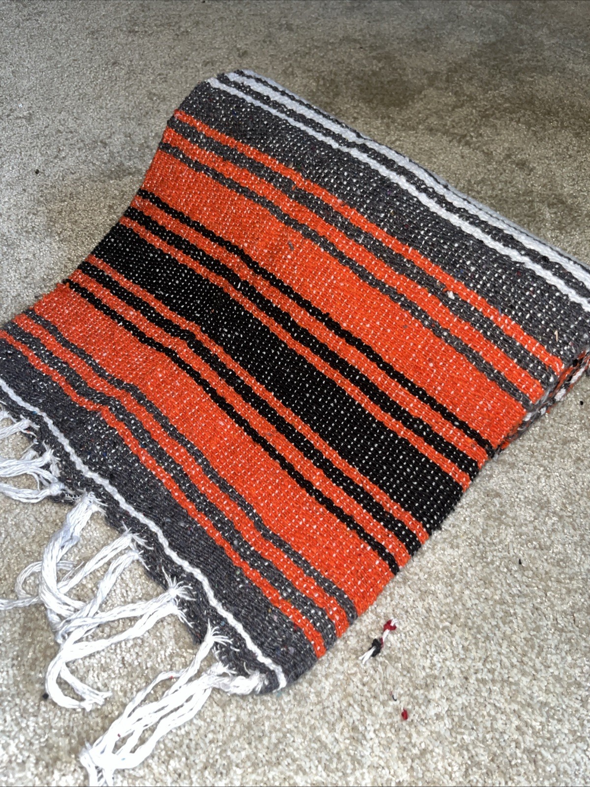 Orange Falsa Style Stash Roll w/black straps - Lou Garcia\'s Stash Roll