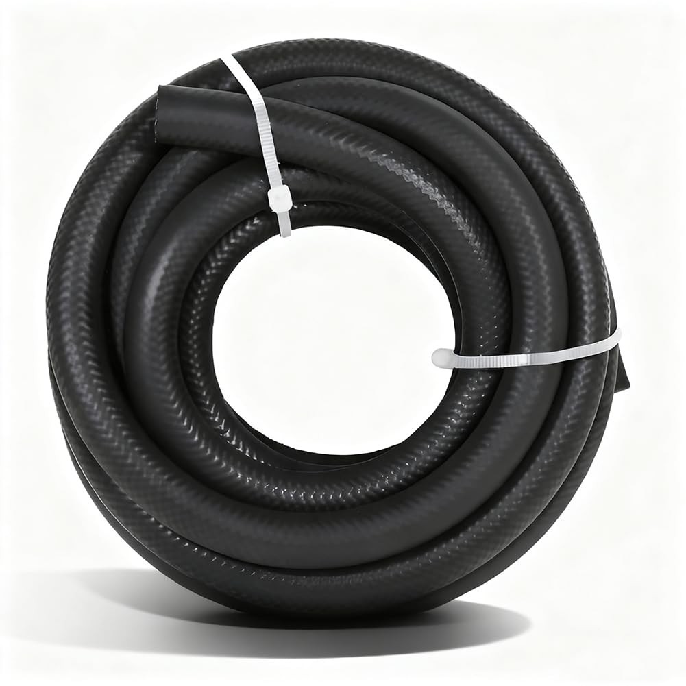 3/8 Transmission Oil Cooler Hose - J1532 Power Steering 5 5FT, Black 3/8 Transmission Oil Cooler Hose - J1532 Power Steering 5 5FT, Black