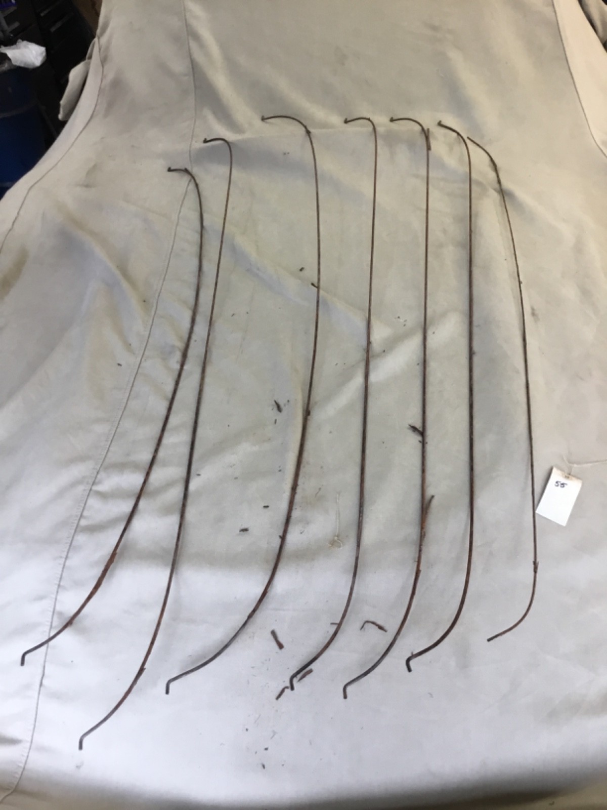 1955 1956 1957 Chevy Bel Air 2dr sedan headliner bows wires ORIGINALS 1955 1956 1957 Chevy Bel Air 2dr sedan headliner bows wires ORIGINALS