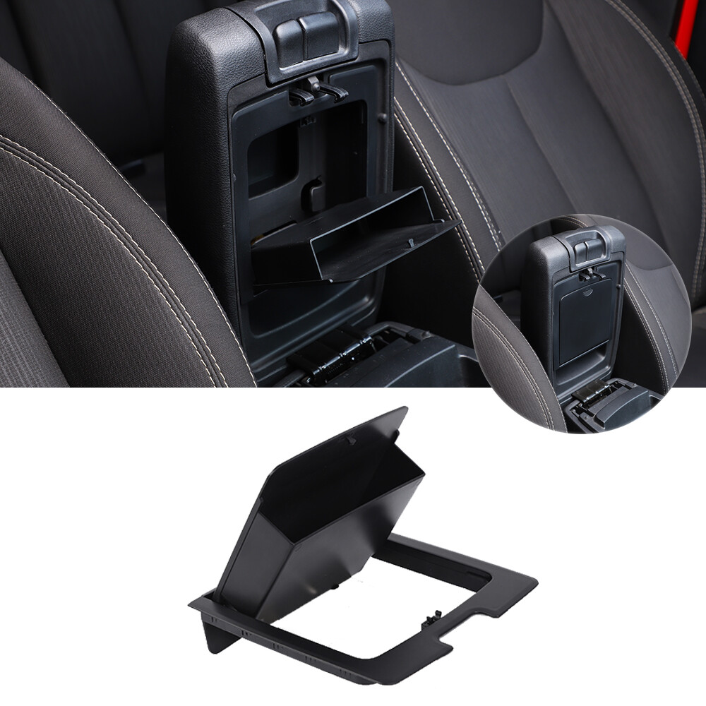 Armrest Hidden Storage Box For Jeep Wrangler JK 11+ Organizer Secret Compartment