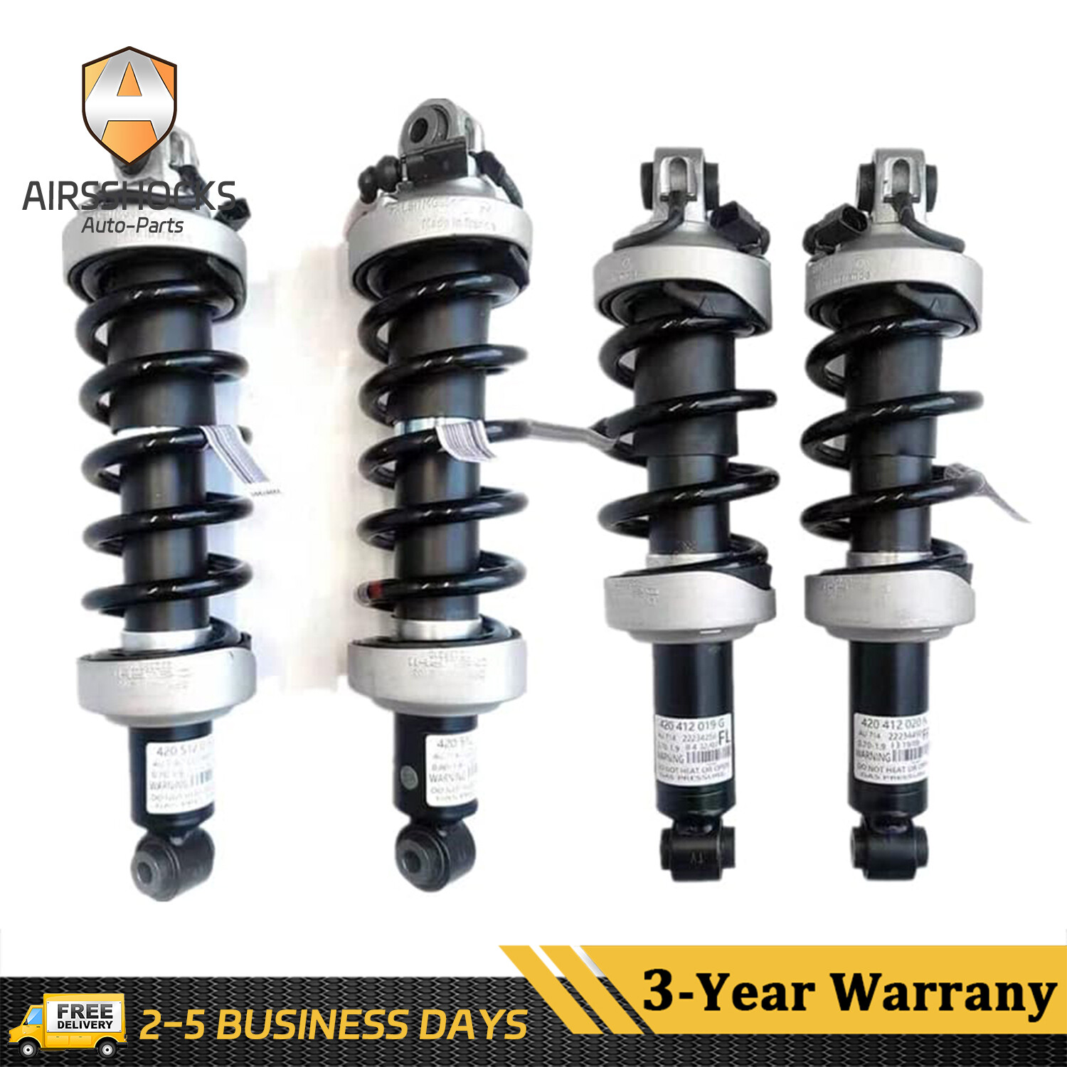 Full Set Fit Audi R8 V8 V10 2007-2015 Front Rear Shock Absorber Strut MagneRide