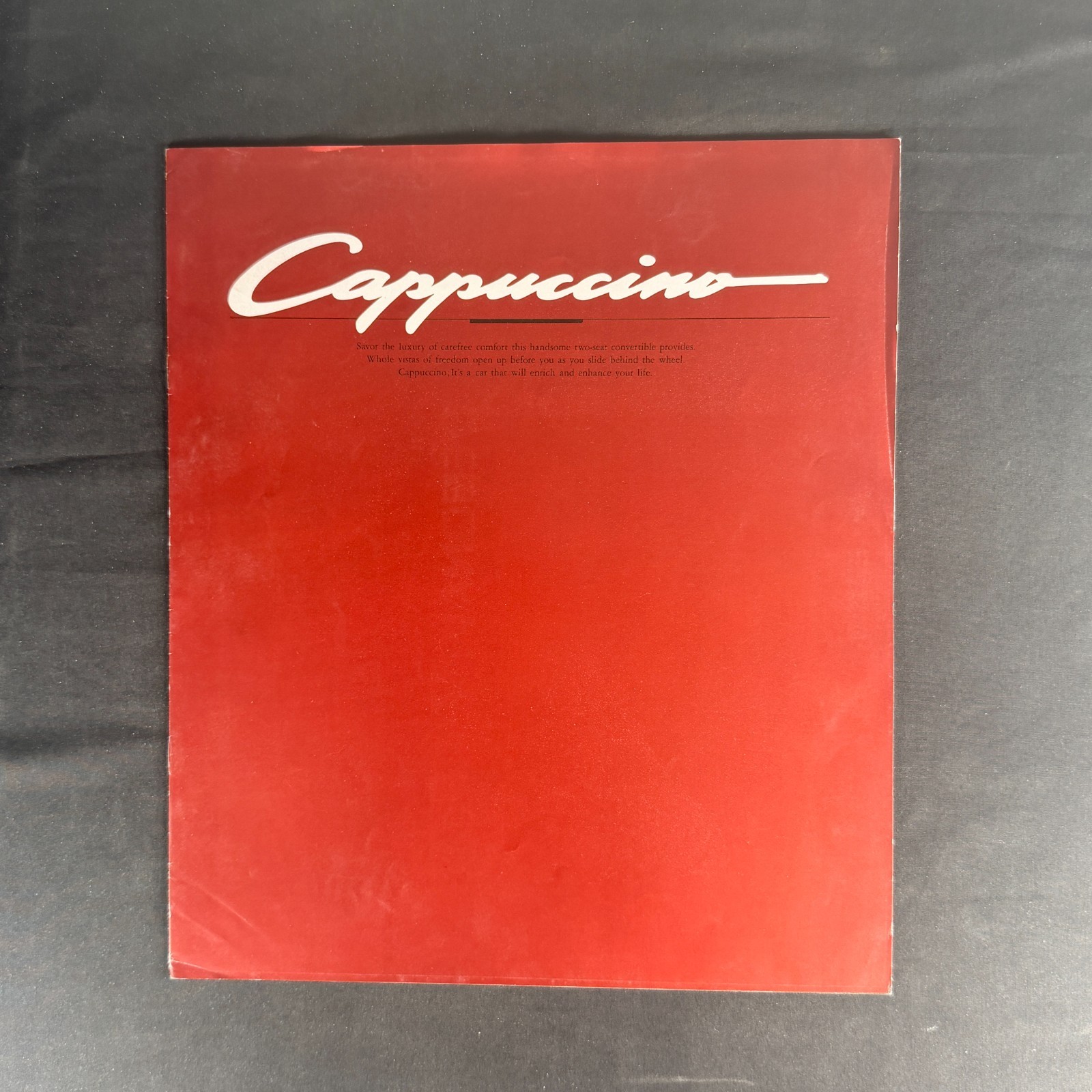 Suzuki Cappuccino EA11R 1991 Sales Brochure Catalog JDM Japan Kei Roadster F6A