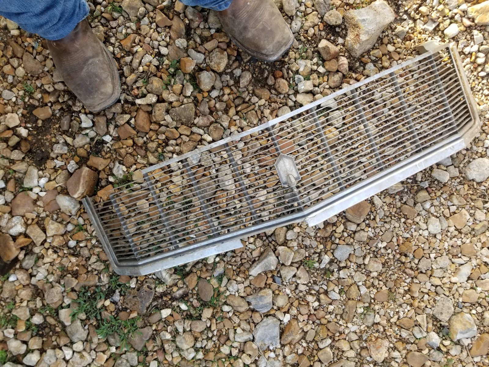 71 1971 CHEVROLET MONTE CARLO CHROME GRILLE GM #3982444...SURVIVOR