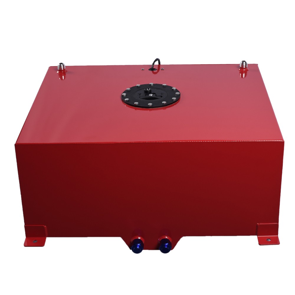 20 Gallon 80L Universal Aluminum Fuel Tank Oil Level Sensor Red