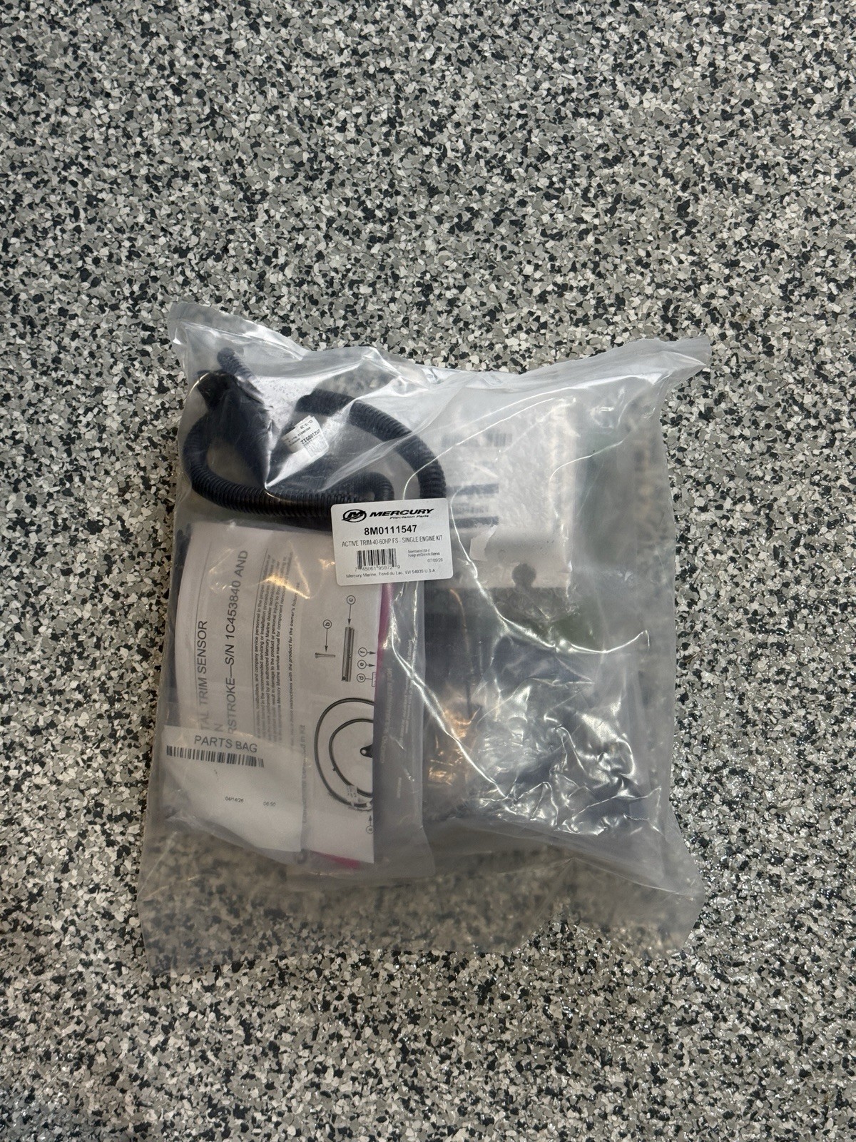 Mercury Marine Active Trim Kit Single Engine Mercury 40-60HP 4 Stroke  8M0111547