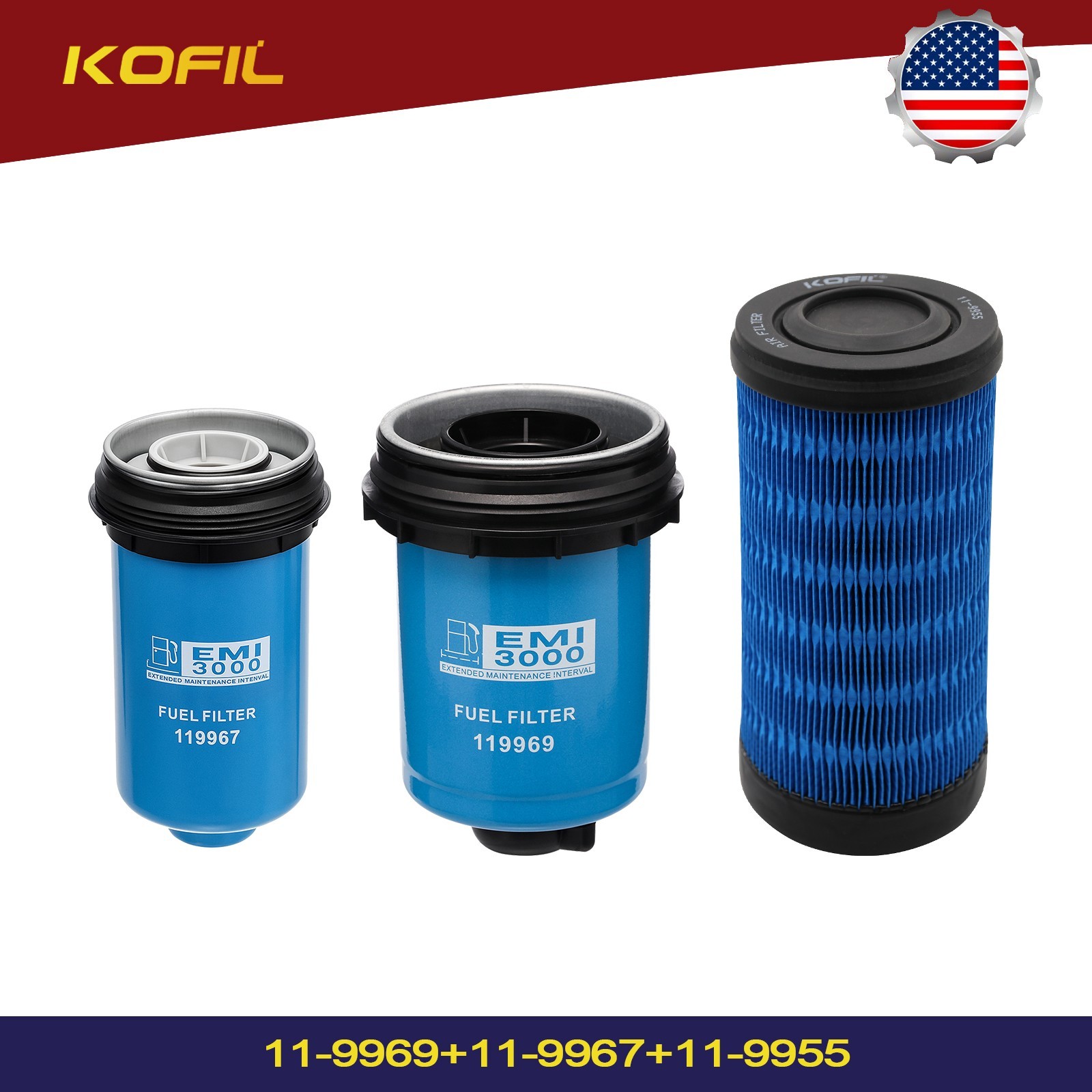 1set 11-9967&11-9969&11-9955 Fuel Filter kit, for Thermo King Precedent S Series 1set 11-9967&11-9969&11-9955 Fuel Filter kit, for Thermo King Precedent S Series