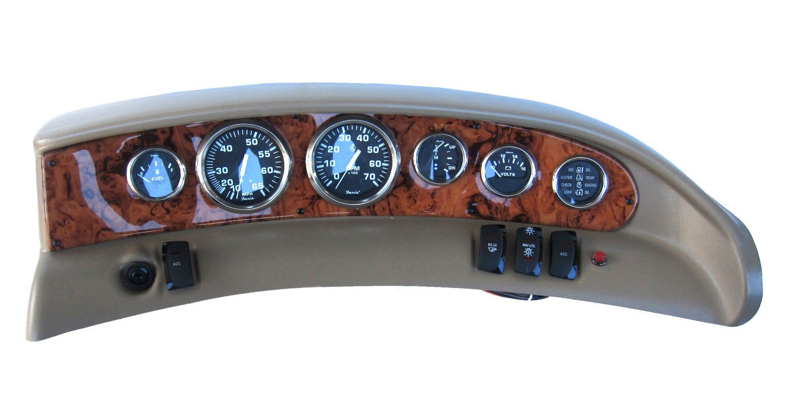 Larson Boats SEI 180 Instrument Dash Switch Gauge Panel 2004 2005 Ski \'N Fish