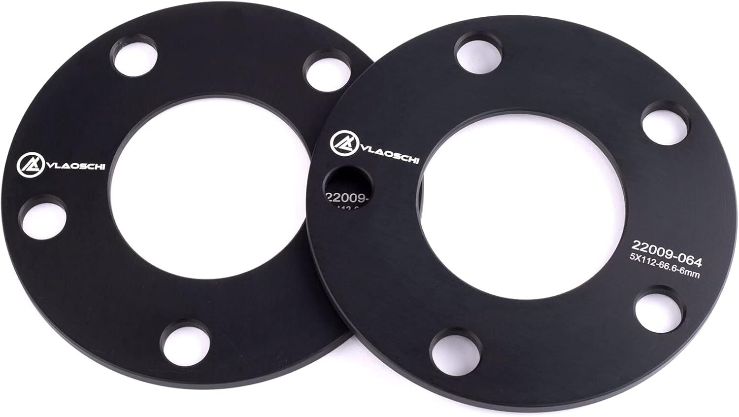 2pc 12mm 5x112 Hubcentric Wheel Spacers 1/2 Inch 66.56mm Bore for Benz BMW Audi