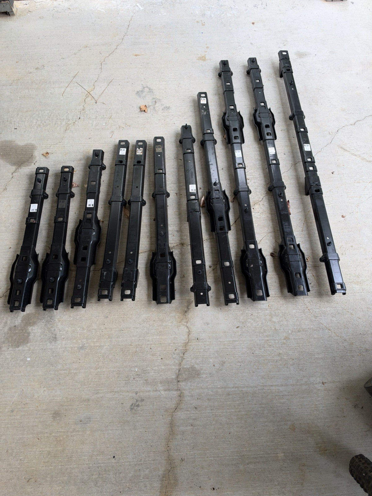 2015-2023 Ford OEM Floor Rails & Hardware for 15 Passenger Transit Van Pack Kit