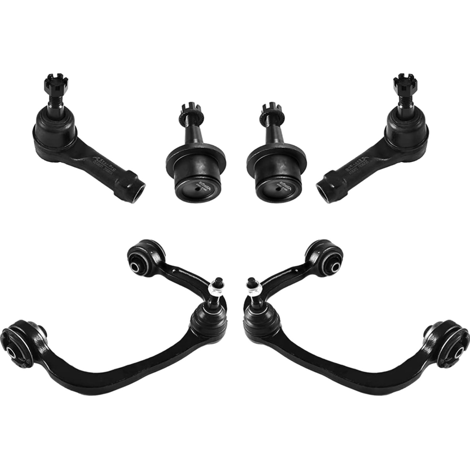 Astarpro 6Pc Suspension Kit Front Control Arms Ball Joints Tie Rod Ends F150