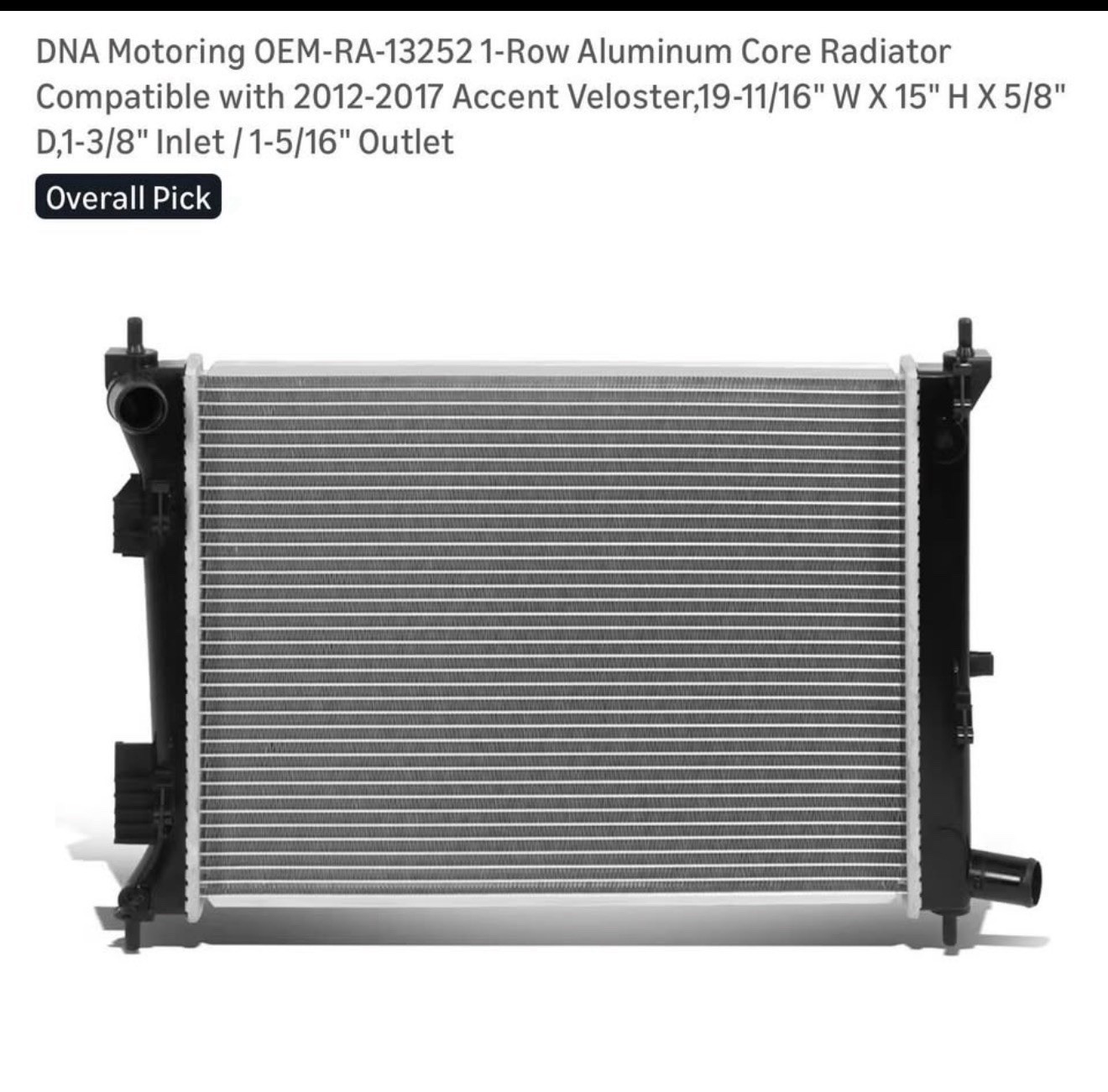 Aluminion Core Radiator Aluminion Core Radiator