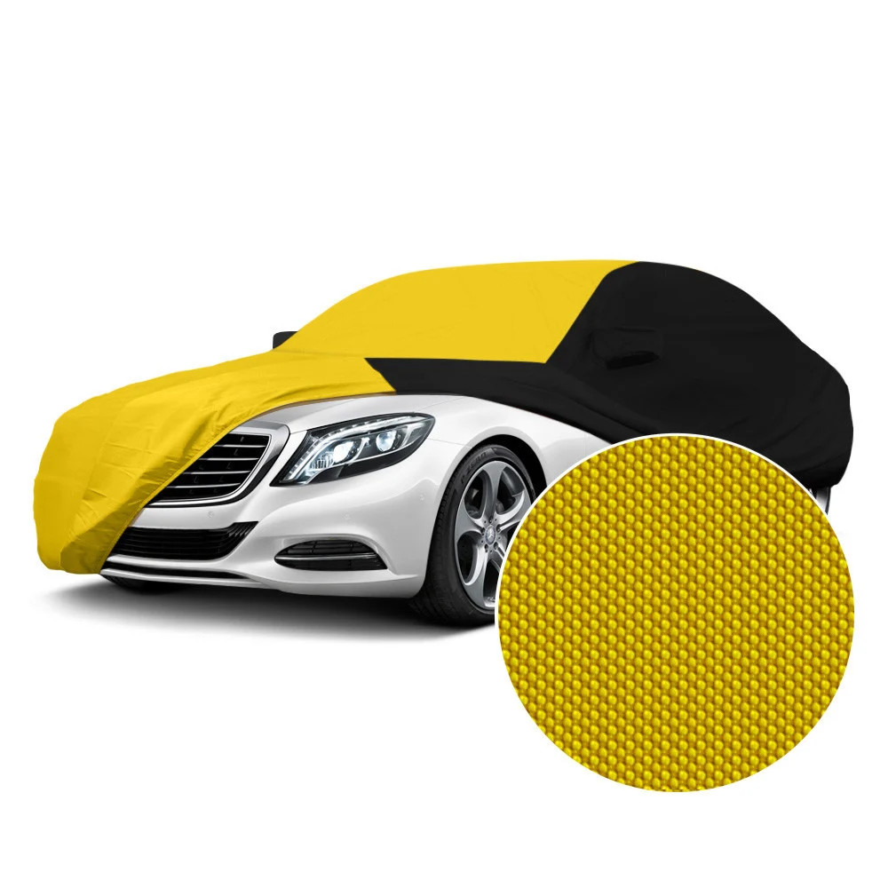 For Ford GT40 64-69 Coverking Stormproof Yellow Custom Car Cover w Black Sides