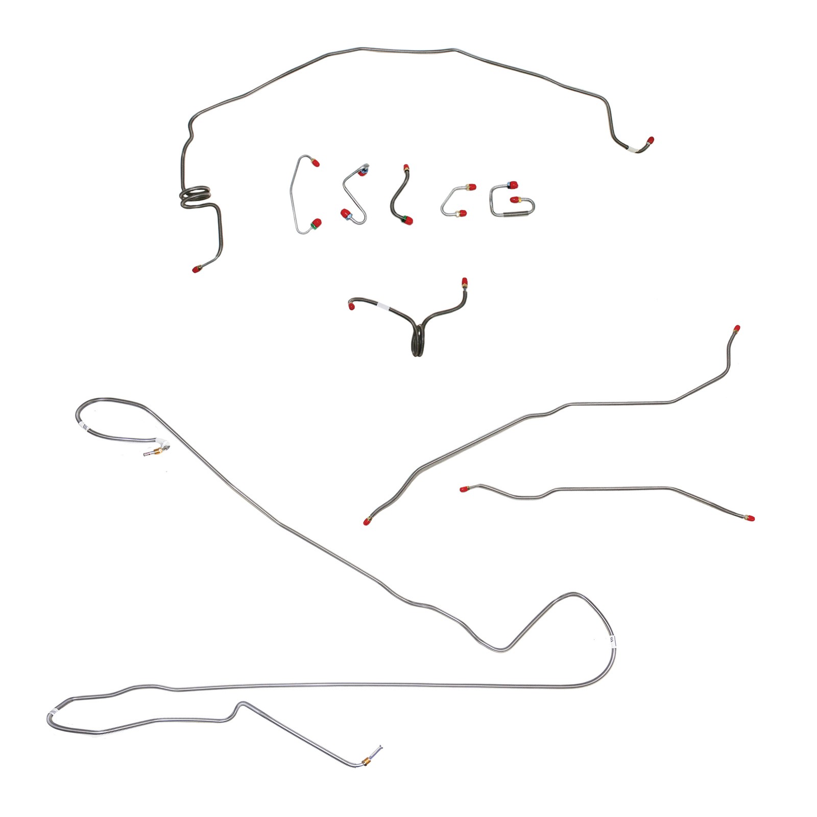 Complete Brake Line Kit Fits 70 Camaro Power Disc Armored Prop Line-CBK0253OM Complete Brake Line Kit Fits 70 Camaro Power Disc Armored Prop Line-CBK0253OM
