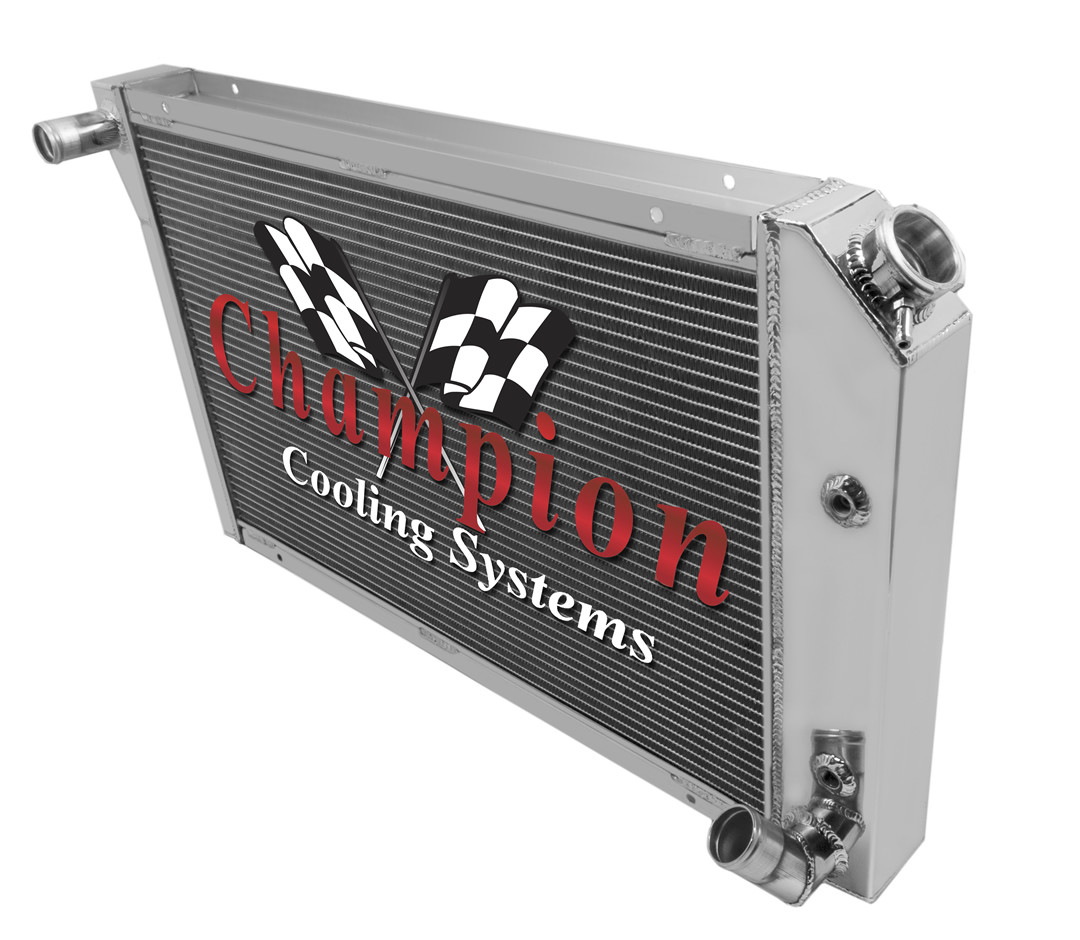 1977 78 79 80 81 1982 Chevrolet Corvette Champion 3 Row Aluminum Radiator CC718 1977 78 79 80 81 1982 Chevrolet Corvette Champion 3 Row Aluminum Radiator CC718