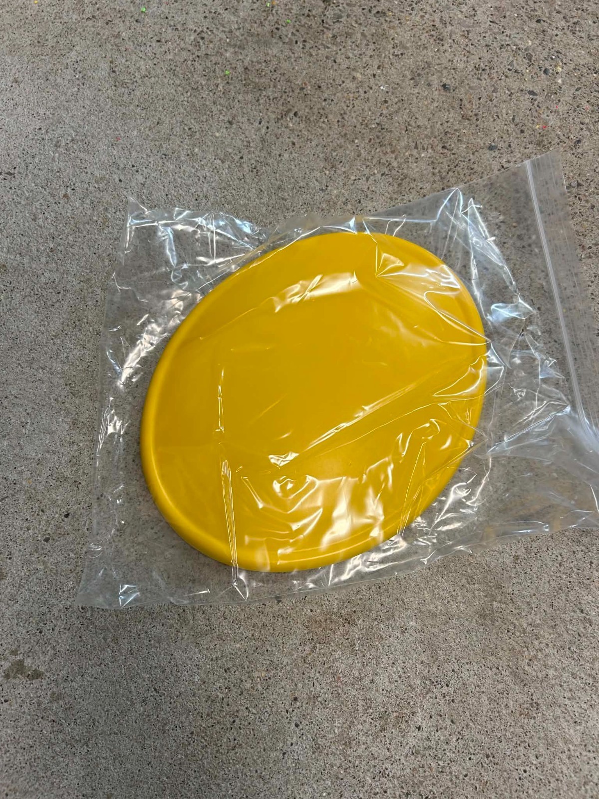 1970-1978 Maico Bubble Curved Replica Oval Front Number Plate Blem 2nd Yellow