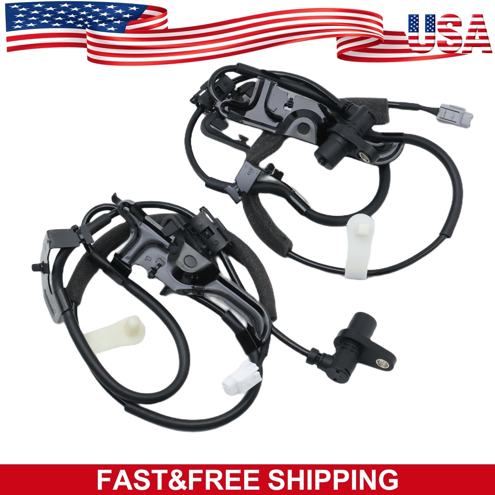 89542-08030 2 ABS Speed Sensor Front Left & Right Fits Toyota Sienna 2004-2010