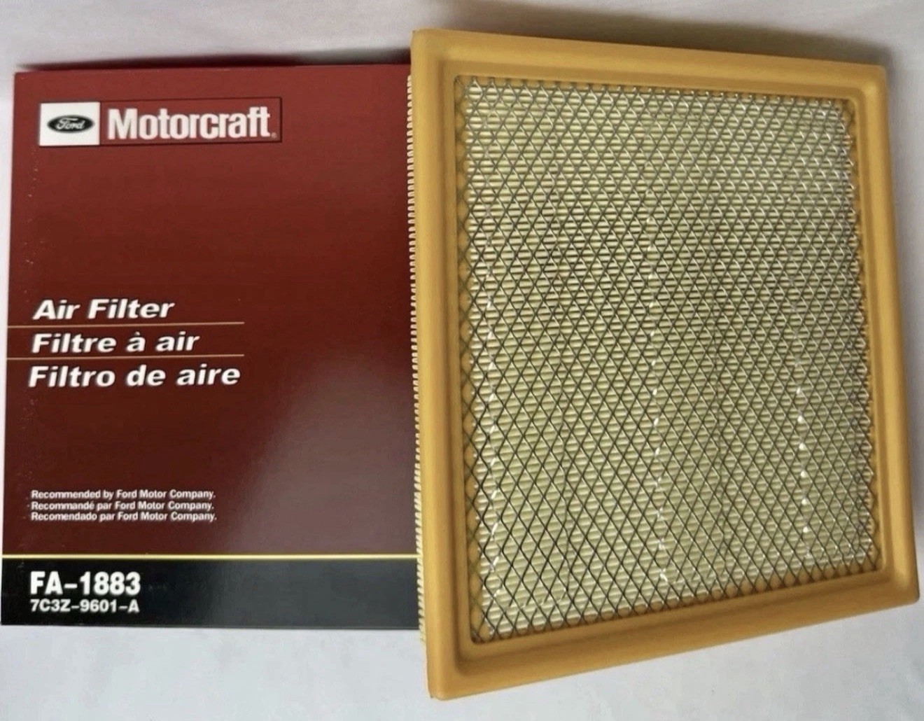 Genuine OEM Motorcraft FA1883 Ford 7C3Z9601A Air Filter