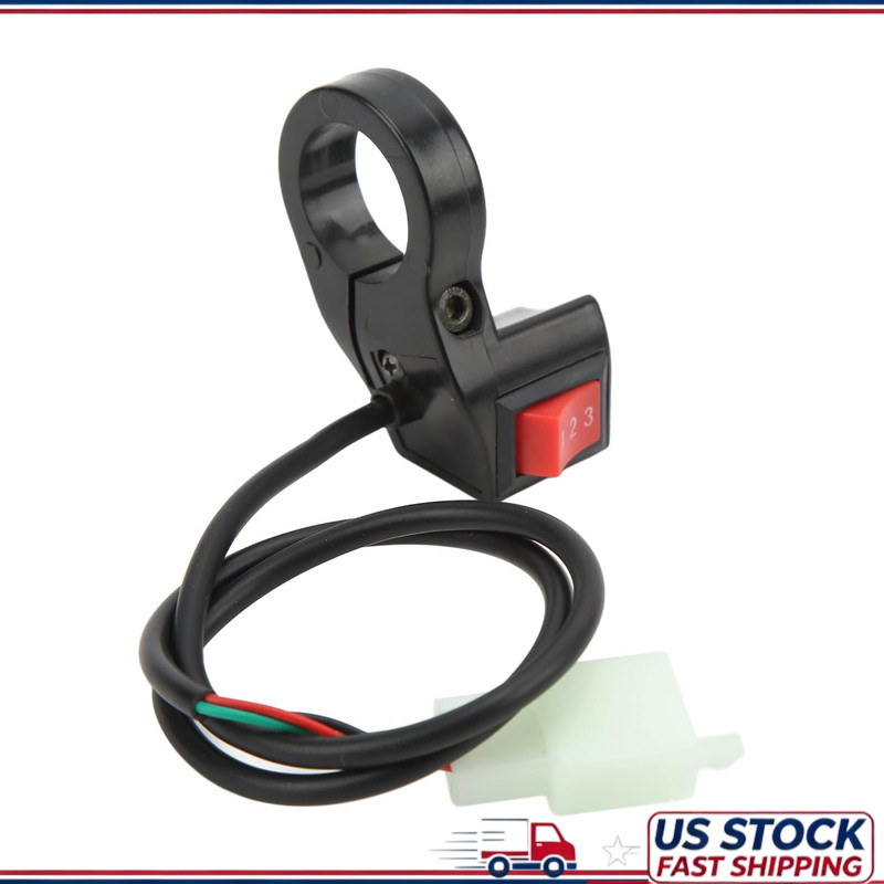 22mm 3-Speed Handlebar Control Switch Electric Offroad Motorcycle Modification 22mm 3-Speed Handlebar Control Switch Electric Offroad Motorcycle Modification