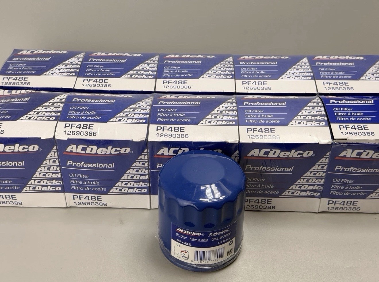 АСDеІсо PF48e PF48F GМ Oil Filter 12737086 Case Durapack -10 Pack АСDеІсо PF48e PF48F GМ Oil Filter 12737086 Case Durapack -10 Pack
