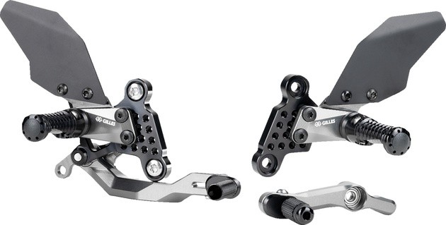 Gilles Tooling Adjustable Rearsets AS31GT3-Y15-B for Yamaha MT-09/XSR900