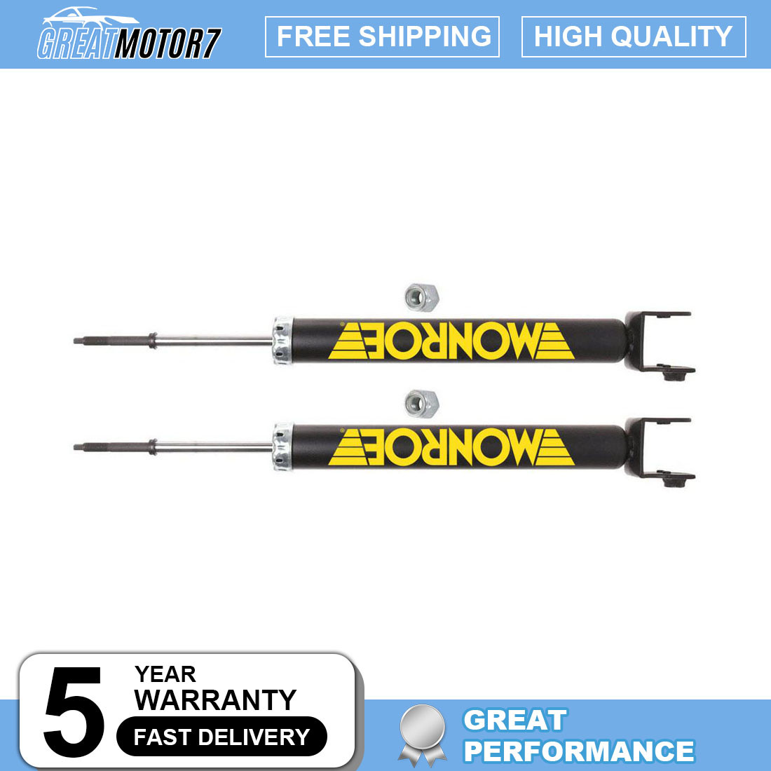 MONROE Rear Right Left Shocks Absorber Kit Set Pair For Nissan Altima 2007-2018