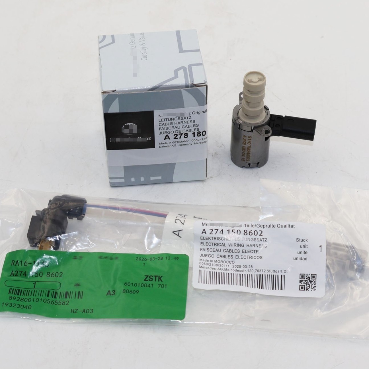 Oil Pump Control Valve For Mercedes M274 M264 GLC C200 A2781800415 A2741508602 Oil Pump Control Valve For Mercedes M274 M264 GLC C200 A2781800415 A2741508602