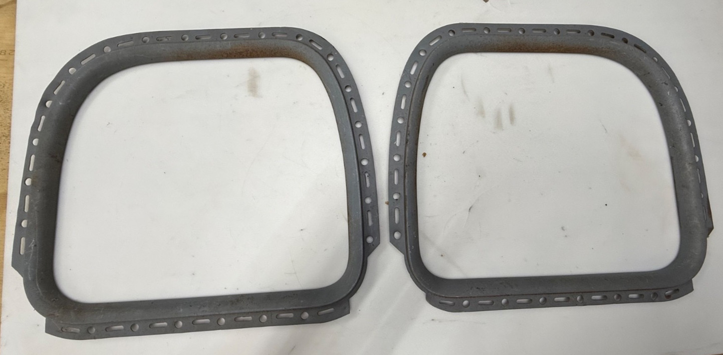 NOS 1928-1929 Model A Ford Coupe QUARTER WINDOW GARNISH MOLDINGS Original Pair NOS 1928-1929 Model A Ford Coupe QUARTER WINDOW GARNISH MOLDINGS Original Pair